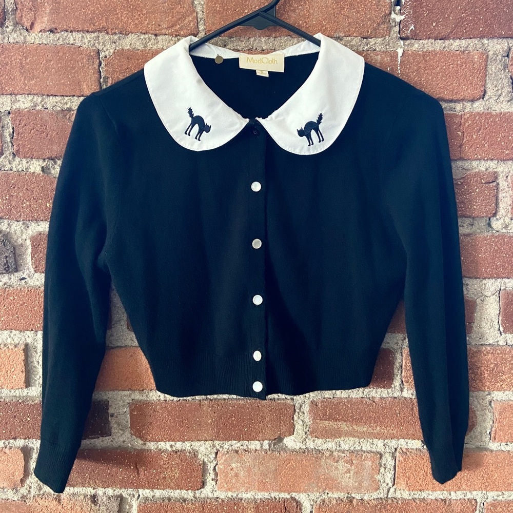 ModCloth Cats Cardigan